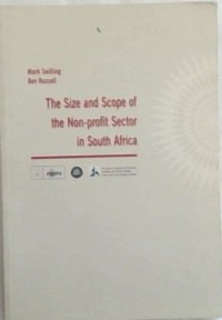 Image of The Size and Scope of the Non-profit Sector